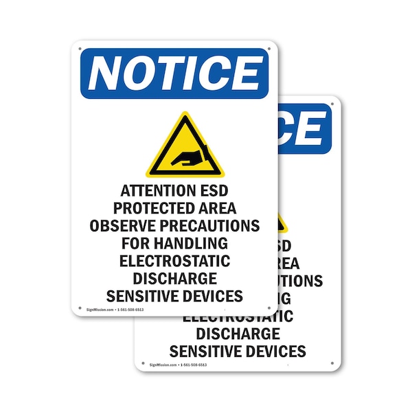 Signmission Safety Culture Sign, 10 in Width, Plastic, Rectangle OS-2PACK-NS-P-1014-V-10201 - main
